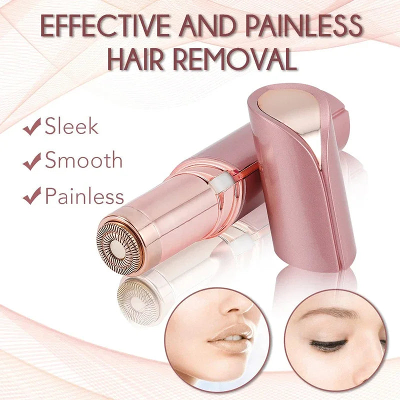 Painless Facial Hair Remover - USB Rechargeable Trimmer for Women