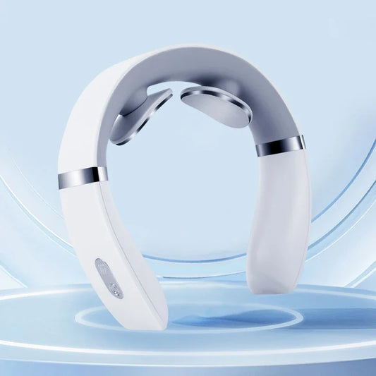 Electric Neck & Shoulder Massager - Portable Cervical Spine Relief Device with Heat Therapy